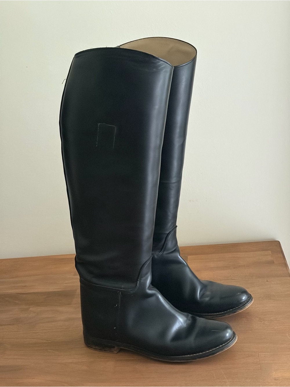 Colt Cromwell Boston MA Vintage Black Leather Equestrian Riding Boots Size 6